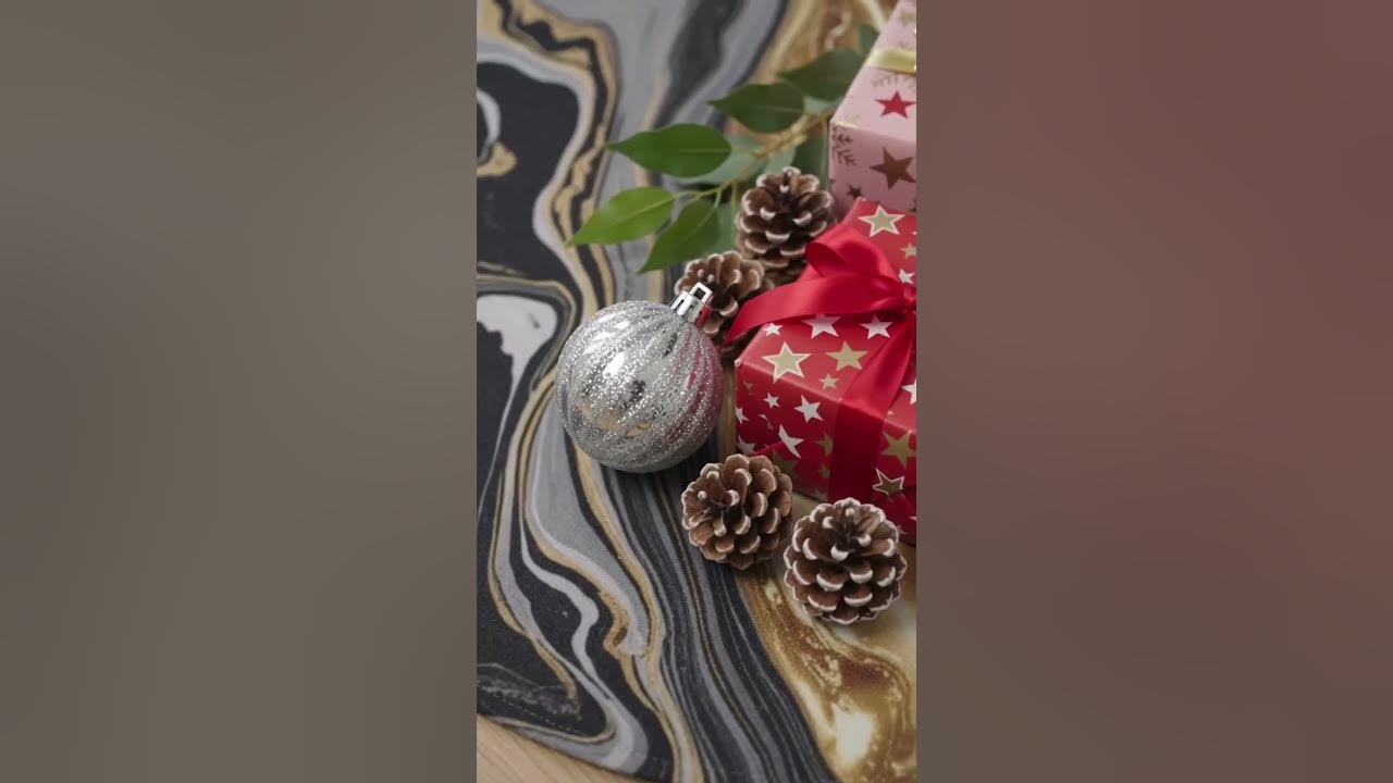 Make your tree 5-star this Christmas ✨ The BADDIE LUXE Marble Tree Skirt in gold, black & grey adds instant luxury. S...