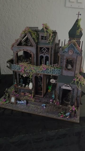 I built this over two evenings and now it lives on my bookshelf, lights and all. Every piece is numbered, the booklet...