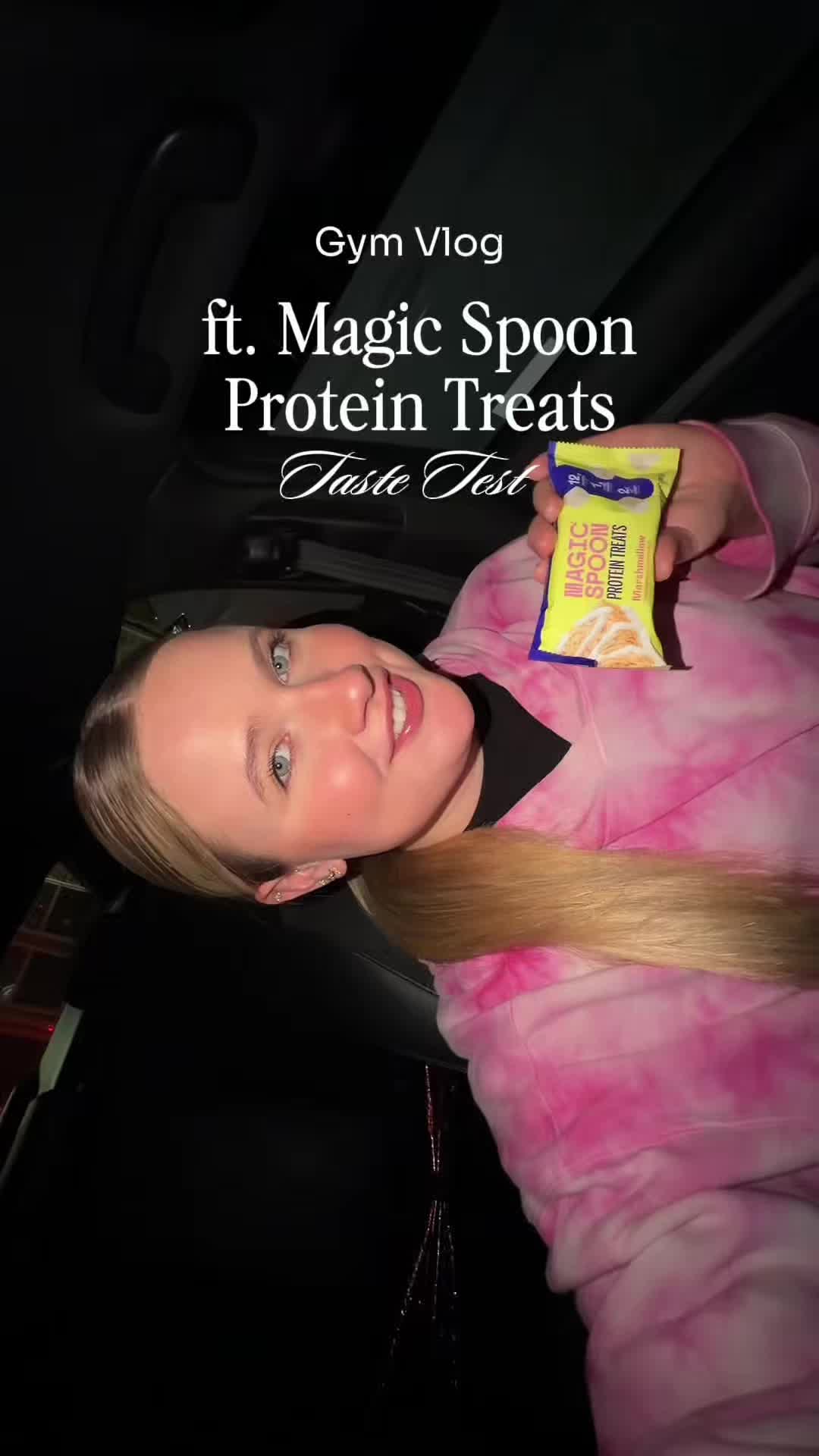 @Magic Spoon the perfect preworkout snack 😋 #spoonofmagic #magicspoon #fyp #foryou #gym #gymtok #preworkoutsnack #gy...
