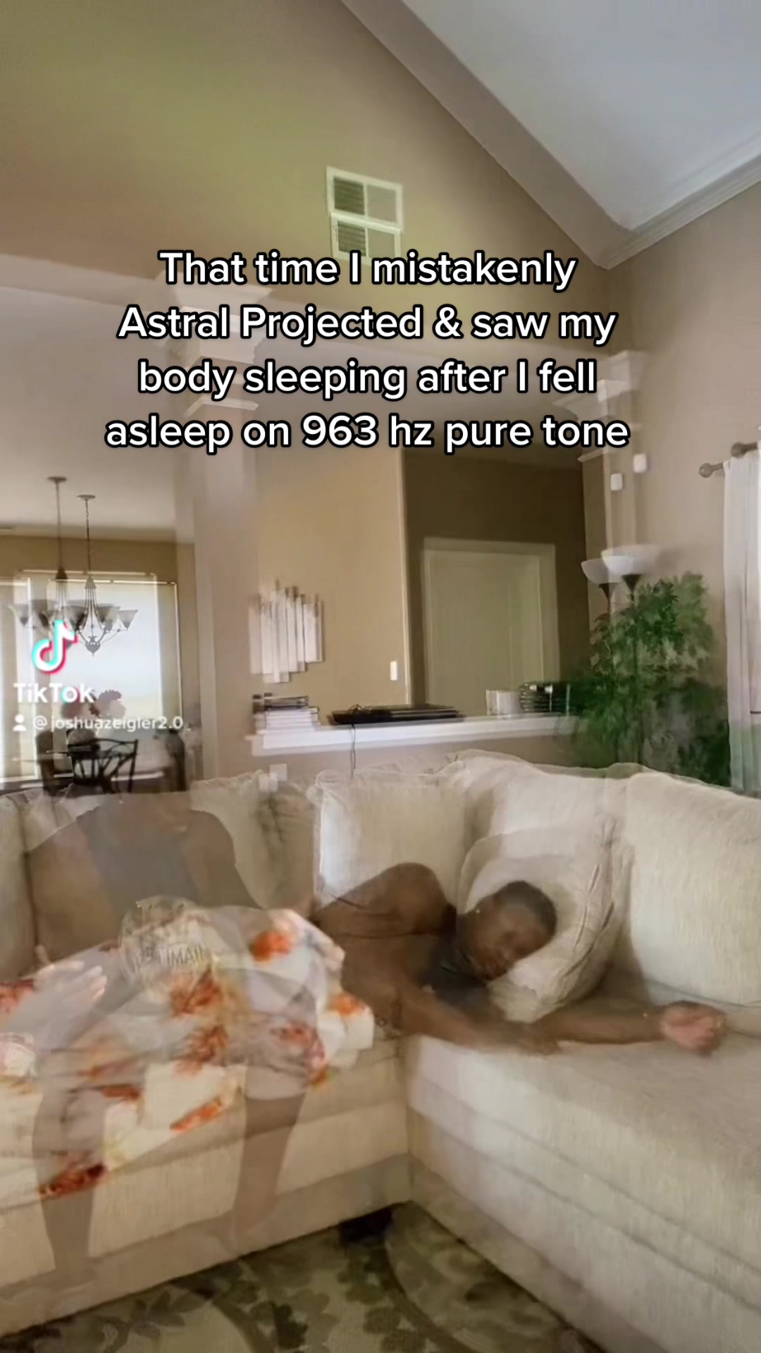 I really wasnt trying to Astral Project. I just wanted to listen to high vibrational frequencies. #astralprojection #...