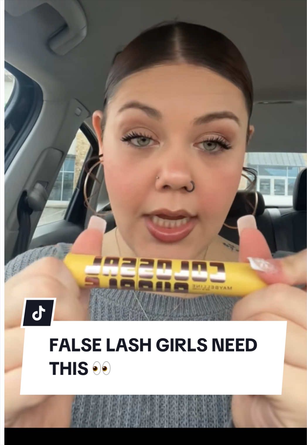 False lash girls, this is for the days you do NOT feel like fighting with lash glue 😭😂 The length this gives my nat...