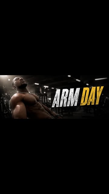 ARM DAY-Developing one’s biceps and triceps.
