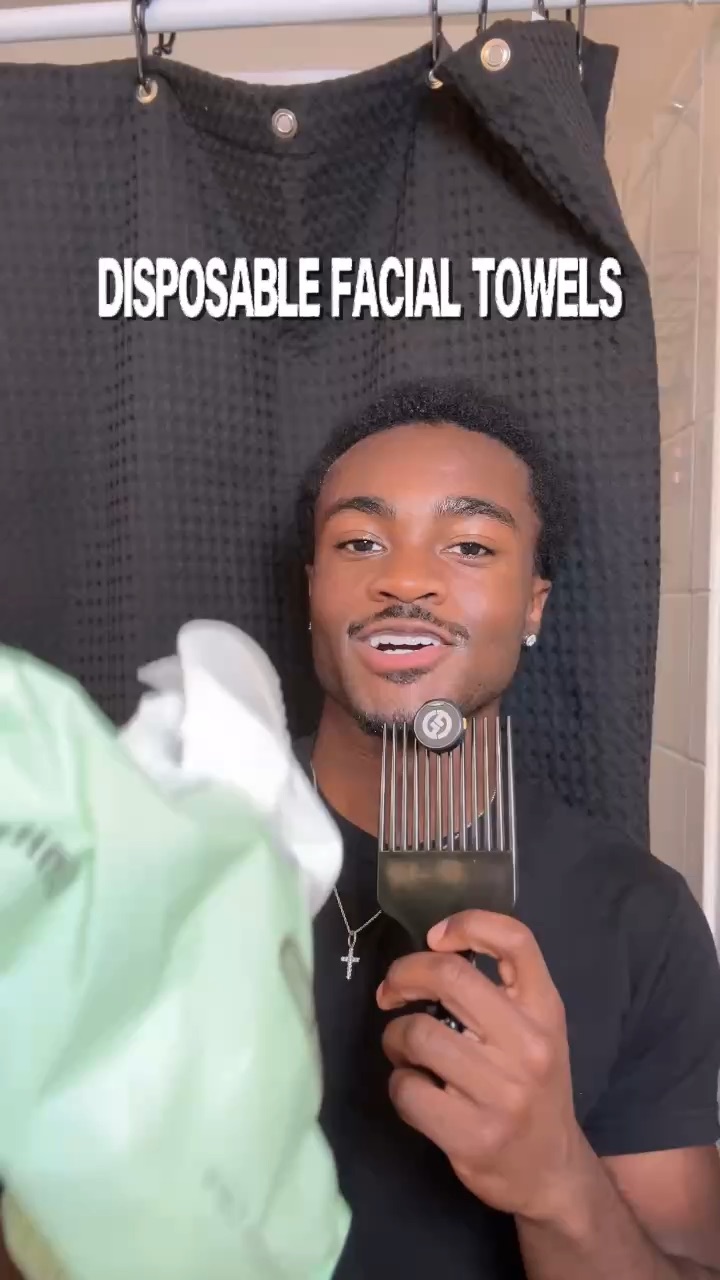 TikTok Shoppable video for Disposable Face Towels