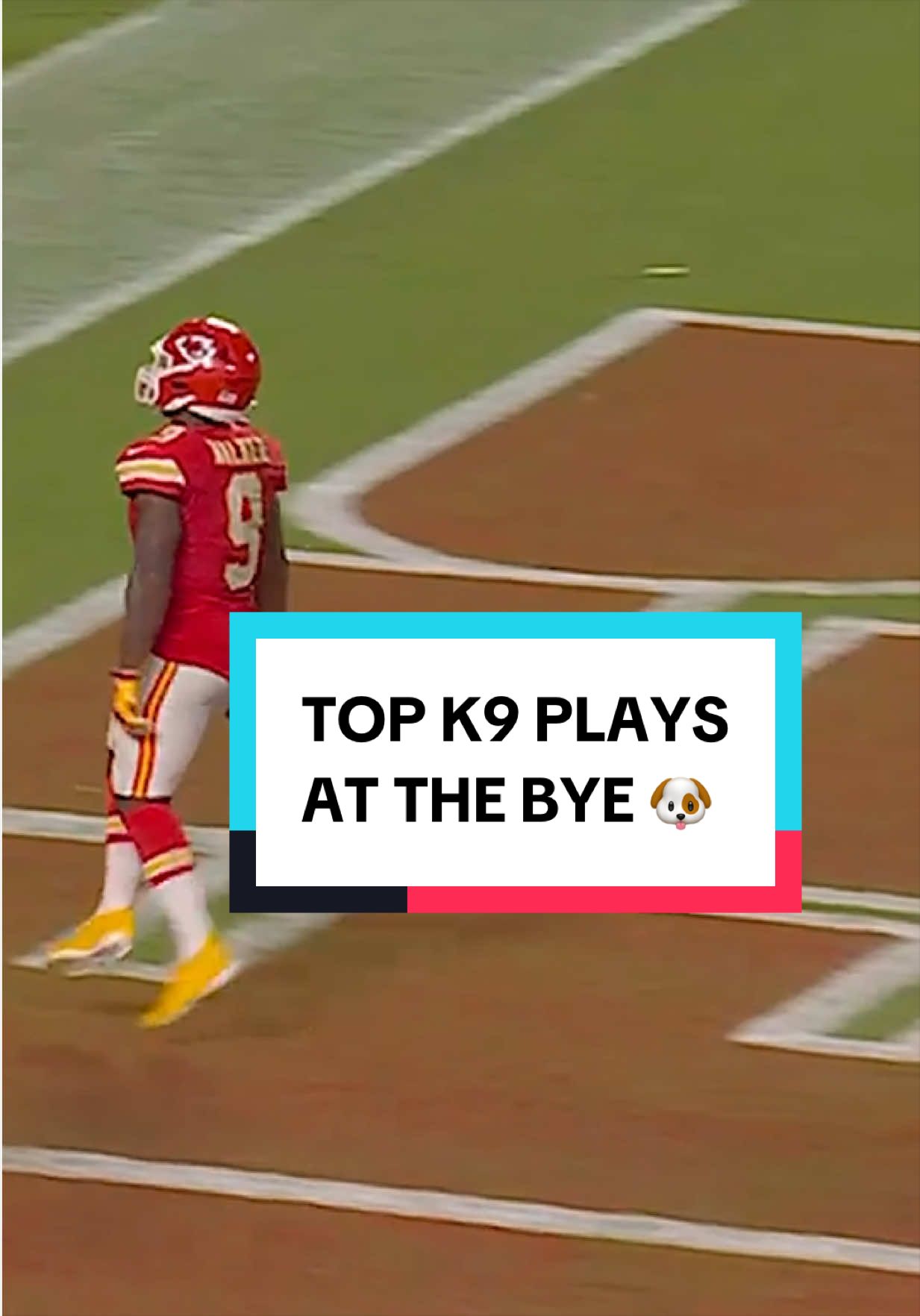 Safe to say K9’s been unleashed 😳😤 #nfl #kansascitychiefs #k9 #running 📺 Up next: LACvsKC 10/18 on CBS