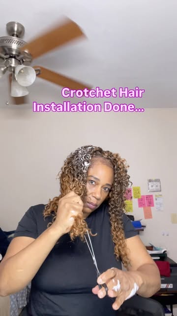 Good Morning! I’m so glad I finished doing my hair; I don’t have time to play with right now!!! Caribbean woman in ge...