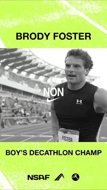 Brody Foster outlasts the field to win the #NikeOutdoorNationals decathlon with 7604 points!