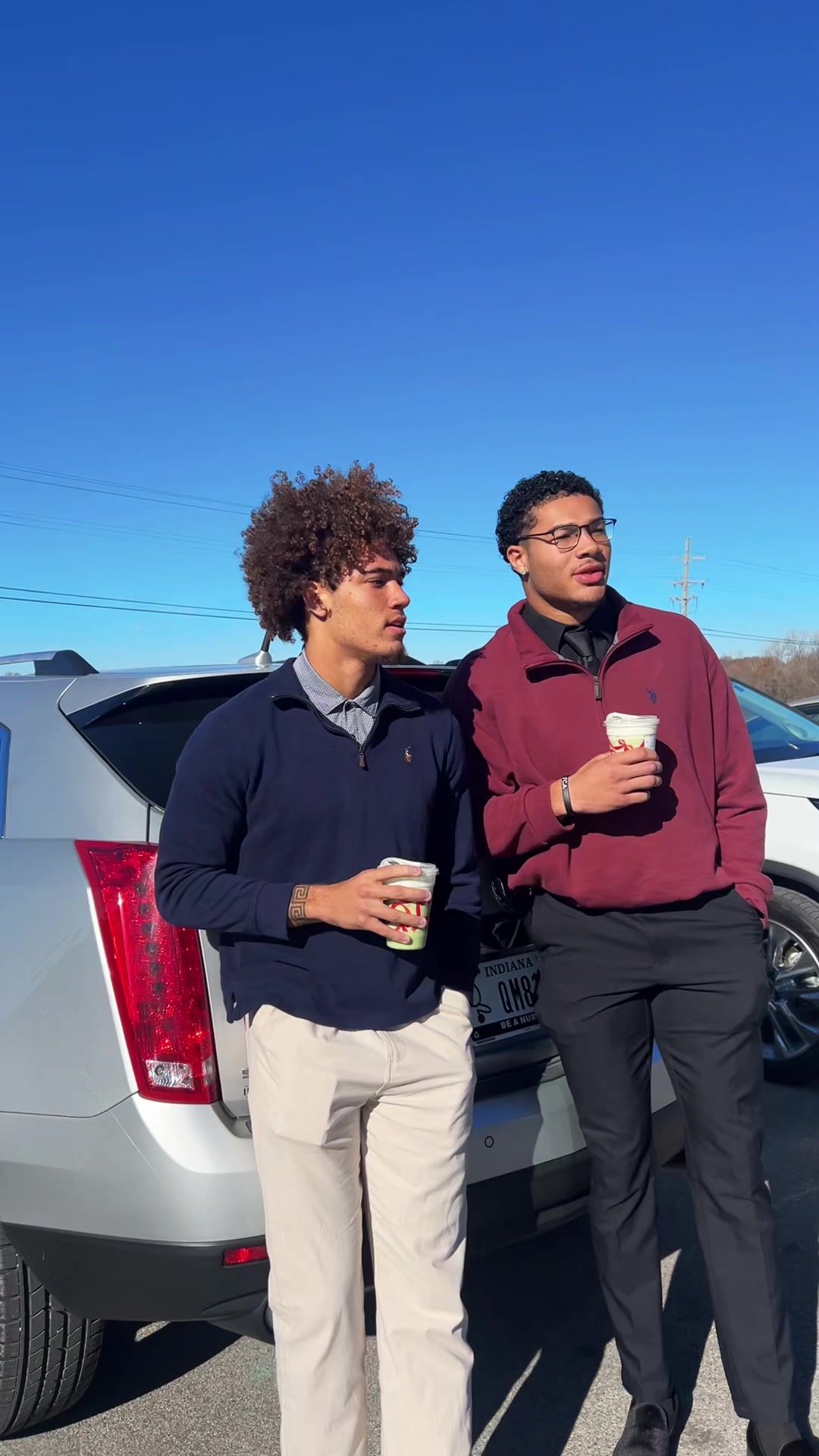It’s not just a movement it’s a lifestyle for us fellas 🍵😌 #fyp #matcha #quaterzip #starbucks #lightskins@thezachco...