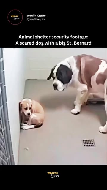 Sometimes, what scares us most is simply what looks bigger than us. This little dog was frightened by the size of a S...